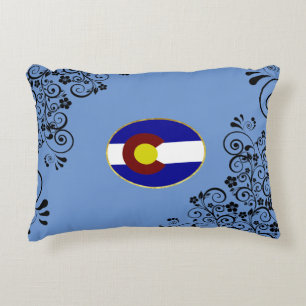 Colorado vlag accent kussen