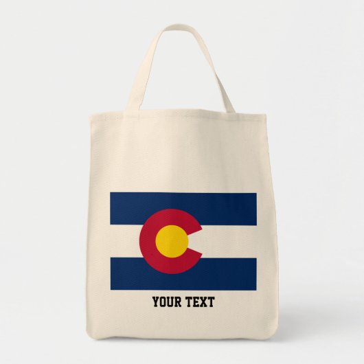 Colorado vlag, Amerikaanse staatsvlag Tote Bag (Voorkant)