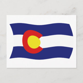 Colorado Vlag Ansichtkaart Briefkaart