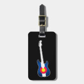 Colorado vlag bagagelabel (Voorkant verticaal)