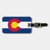 Colorado vlag bagagelabel (Voorkant horizontaal)