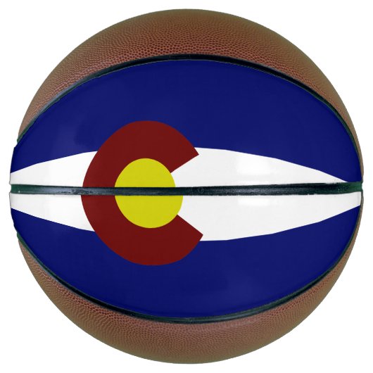 Colorado vlag basketbal (Voorkant)