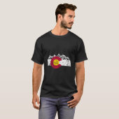 Colorado Vlag Berg T-shirt (Voorkant volledig)