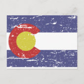  COLORADO-vlag Briefkaart (Voorkant)