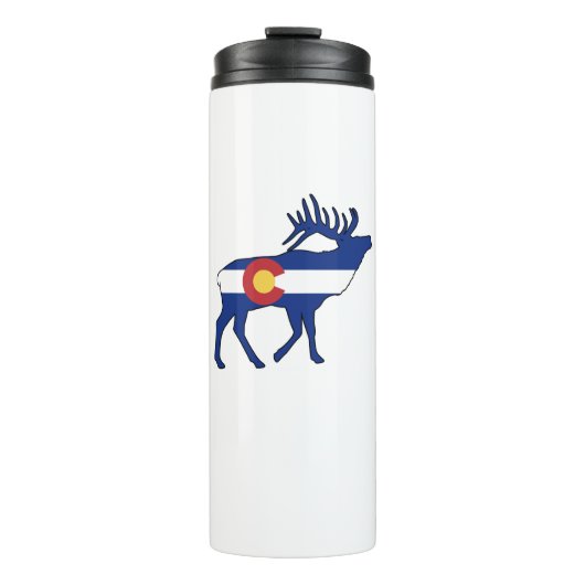 Colorado Vlag Eland Thermosbeker (Voorkant)