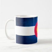 Colorado vlag fade koffie mok cup (Links)