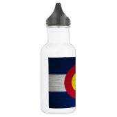 Colorado Vlag geborsteld Waterfles (Links)