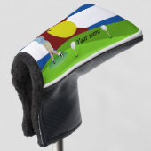 Colorado vlag golfheadcover (3/4 voorkant)
