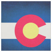 Colorado vlag herhaalde patroonstructuur stof (Close Up)