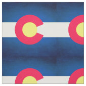 Colorado vlag herhaalde patroonstructuur stof (Swatch)