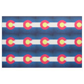 Colorado vlag herhaalde patroonstructuur stof (Fat Quarter)