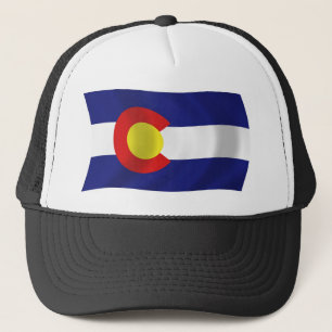 Colorado Vlag Hoed Trucker Pet