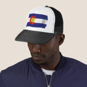 Colorado Vlag Hoed Trucker Pet (In situ)