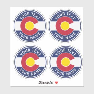 Colorado Vlag icoon II Sticker