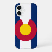 Colorado vlag iPhone 16 hoesje (Achterkant)