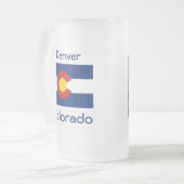 Colorado Vlag Kaart Stad Mok (Voorkant links)
