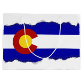 Colorado vlag large cadeautasje (Achterkant)