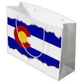 Colorado vlag large cadeautasje (Achterkant Gekanteld)