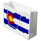 Colorado vlag large cadeautasje (Voorkant Gekanteld)