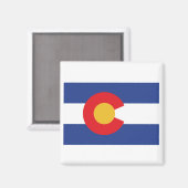 COLORADO-VLAG MAGNEET (Voorkant / Achterkant)