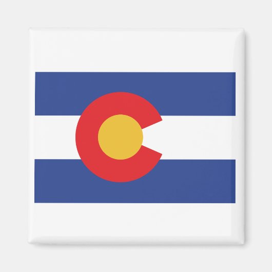 COLORADO-VLAG MAGNEET (Voorkant)