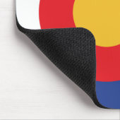 Colorado Vlag met bergen Muismat (Hoek)