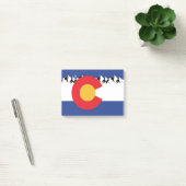 Colorado Vlag met bergen Post-it® Notes (Kantoor)