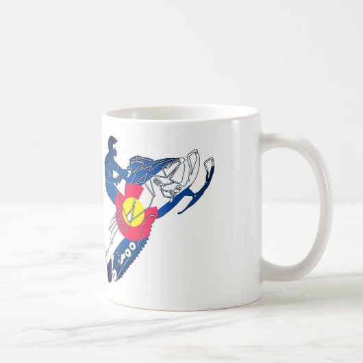 Colorado vlag mok sneeuwkoffie (Rechts)