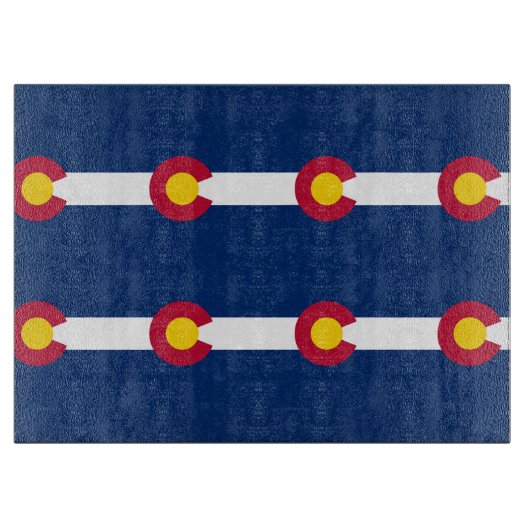 Colorado vlag patroon snijplank (Voorkant)