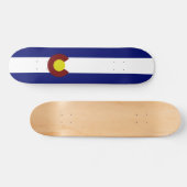 Colorado vlag persoonlijk skateboard (Horizontaal)