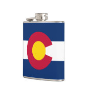 Colorado Vlag & reizen Colorado Verenigde Staten v Heupfles (Links)