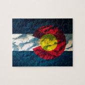 Colorado vlag Rock Mountains Legpuzzel (Horizontaal)