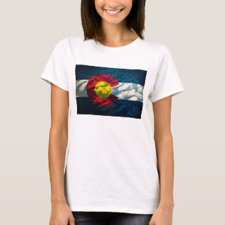 Colorado vlag Rock Mountains T-shirt