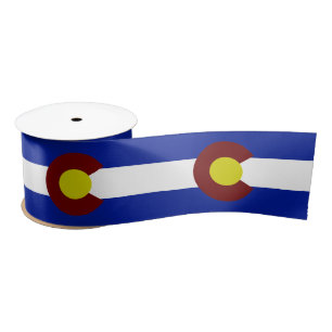 Colorado vlag satijnen lint