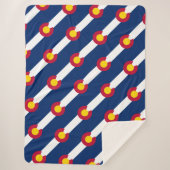 Colorado vlag sherpa deken (Voorkant)