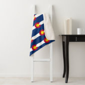 Colorado vlag sherpa deken (In situ)