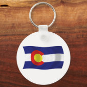 Colorado Vlag Sleutelhanger (Voorkant)