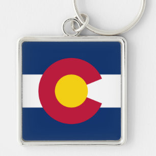 Colorado Vlag Sleutelhanger