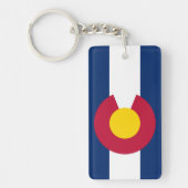 Colorado vlag sleutelhanger (Voorkant)