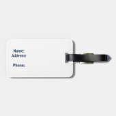 Colorado vlag sneeuwmobiel aanpasbaar bagagelabel (Achterkant horizontaal)