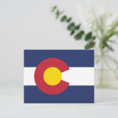 Colorado Vlag Souvenir Centennial State Briefkaart (Staand voorkant)