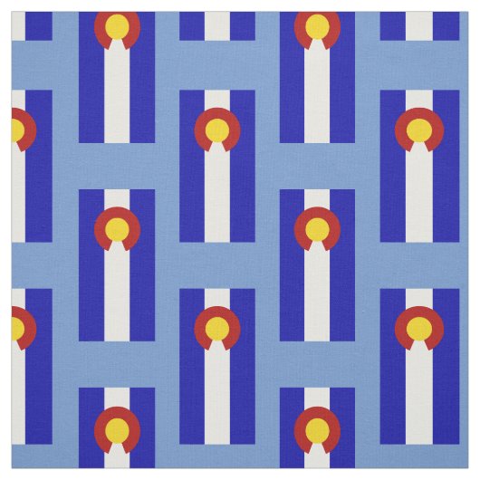 Colorado vlag stof (Swatch)