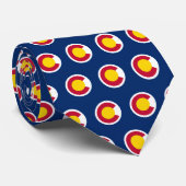 Colorado Vlag Strop, Colorado zakelijk / mode Stropdas (Opgerold)