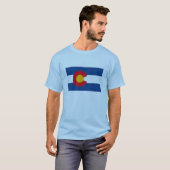 Colorado Vlag T-shirt (Voorkant volledig)