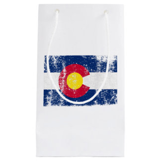 Colorado vlag T Shirt Gift for Men Klein Cadeauzakje