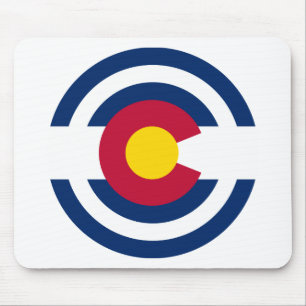 Colorado Vlag thema 00 Muismat