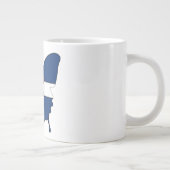 Colorado vlag vlinder jumbo koffie mok (Rechts)