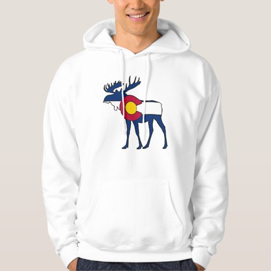 Colorado vlaggen mannen hoodie (Voorkant)