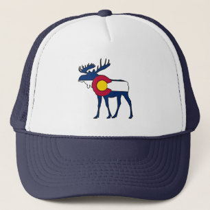 Colorado vlaggen vrachtwagenhoed trucker pet