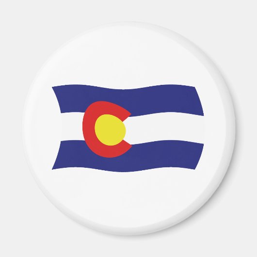 Colorado Vlagmagneet Magneet (Voorkant)